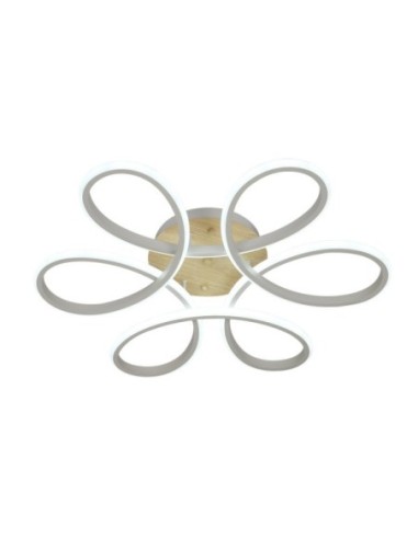 Plafon Bandeira 130w 3000-4000-6500k Blanco/haya 14300  Lm C/remoto,