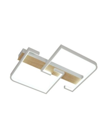 Plafon Frondella 76w 3000-4000-6500k Blanco/haya 8360  Lm C/remoto,m