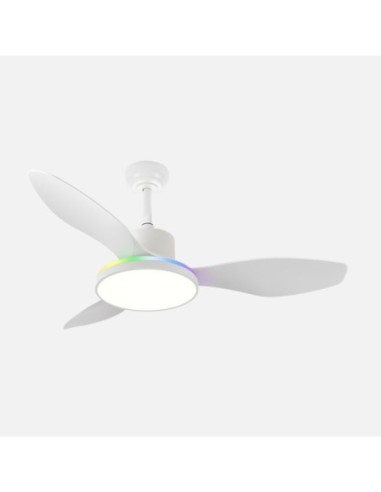 Ventilador Dc 48+7w Mandala Blanco 3asp 120d 4080l 3000-4500-6500k+r