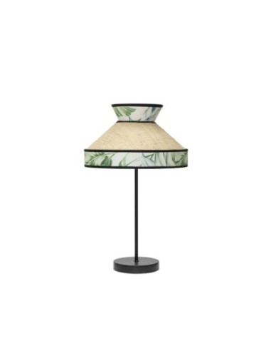 Sobremesa Grad Constantinopla 1xe27 Beis/verde 61x30x30cm Fabrilamp 