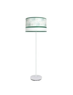 Pie Salon Caledonia 1xe27 Blanco/verde 168x40x40cm Fabrilamp | Decor