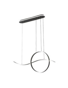 Colgante Style Negro 205w 3000-4000-6000k 17940lm  C/luz Ambiente Re