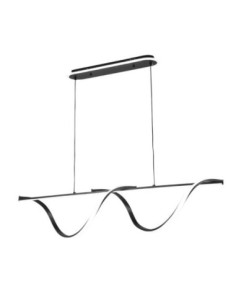 Colgante House Negro 125w 3000-4000-6000k 5694lm  C/luz Ambiente Rem