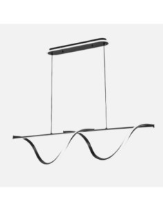 Colgante House Negro 125w 3000-4000-6000k 5694lm  C/luz Ambiente Rem 2