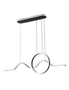 Colgante Year Negro 177w 3000-4000-6000k 15756lm  C/luz Ambiente Rem