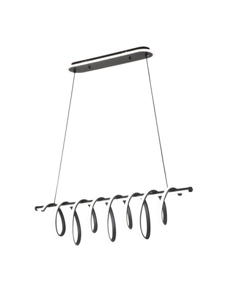 Colgante Premium Negro 157w 3000-4000-6000k 13884lm  C/luz Ambiente 