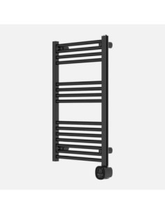 Toallero Electrico Scuti Negro 500w 3modos Display  Tactil Anti-hiel 2