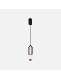 Colgante Mimosa Negro 9w 4000k 990lm Regx15x15cm Fabrilamp | Decorac 2