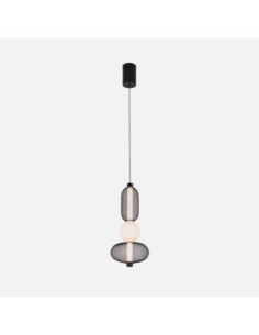 Colgante Mimosa Negro 13w 4000k 1430lm Regx22x22cm Fabrilamp | Decor 2