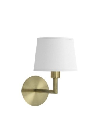 Aplique Paraiso 1xe14 Cuero/blanco 27x15x25cm Fabrilamp | Decoración
