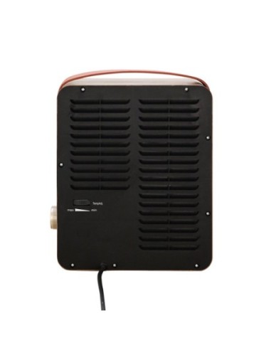 Termov.ceramico Ptc Caleta 1500w Marron 2pot Efecto Llama Protecc.so