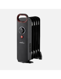 Radiador Aceite Lapacho 500w Negro Termost.reg 5 Elementos Proteccio
