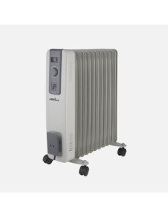 Radiador Aceite Acebuche 2500w Gris 3pot.11elementos, Antivuelco.ter