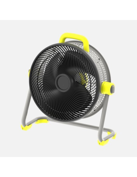 Ventilador Industrial Corintio 100w Amarillo/negro 50,5d  3aspas 3ve