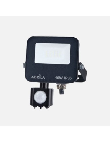 Proyector C/sensor Boiro 10w 6500k Negro 1000l Led   Smd Ip65 Orient