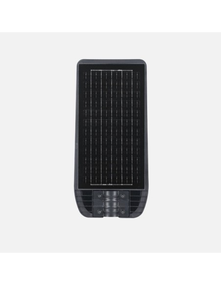 Farola Led Solar Bazan 200w 6500k Gris 2890lm Ip65 C/mando Y Sensor 