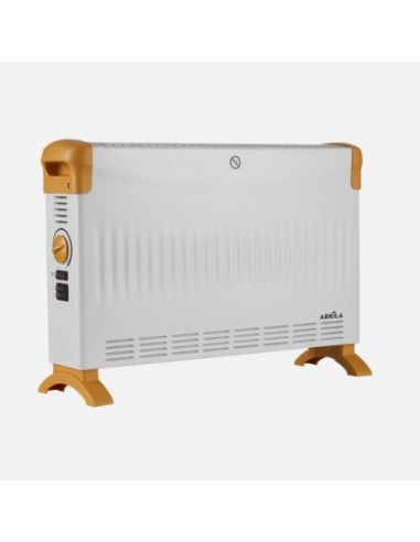 Convector Kevin Alto 2000w Blanco/ocre 3pot. Termostato Reg. Funcion