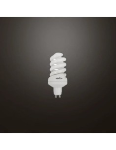 Bombilla Eco. Gu10 15w Ext.minispiral 2700k Calida Fabrilamp | Decor
