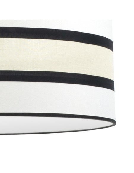 Pantalla Colgante Karla M10 Blanca/beis 60d Difusor Incluido Fabrila