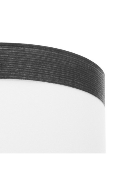 Pantalla Colgante Cloe M10 Blanca/madera-negra 50dx50dx22h Difusor I