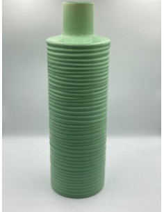 Jarrón ondas verde pistacho 10*30cm
