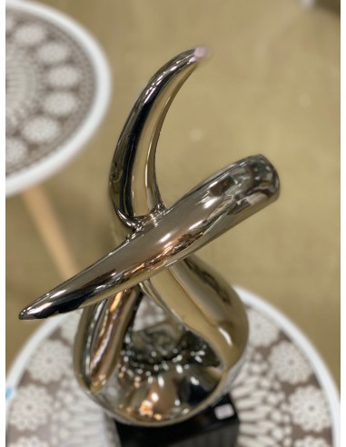 Figura formas plata 13*54cm