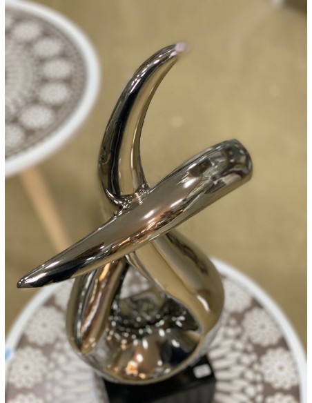 Figura formas plata 13*54cm