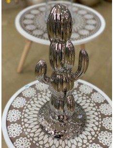 Figura cactus plata 20*43cm