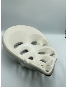 Bandeja hoja calada blanco 20*36cm 2
