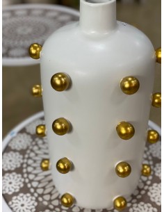 Jarrón bolitas relieve 20*40cm