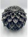 Vela flor negra 18cm