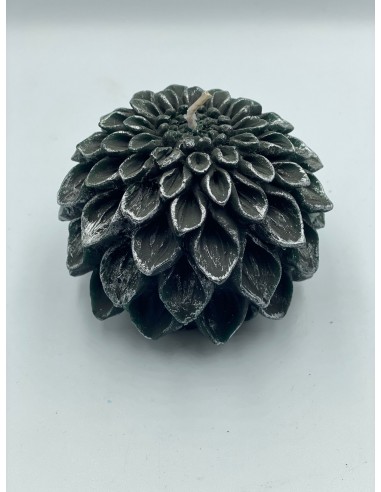 Vela flor negra 10cm