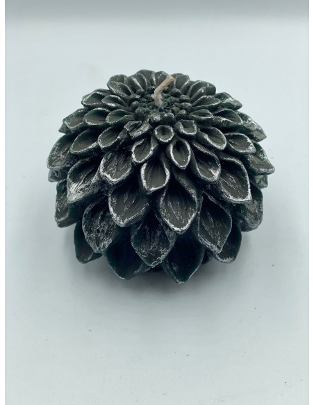 Vela flor negra 10cm