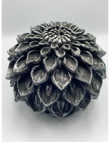 Vela flor negra 10cm