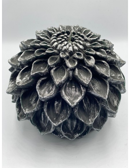 Vela flor negra 10cm