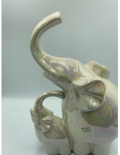 Figura elefantes anacarado 28*30cm