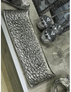 Bandeja relieve plata 17*44cm 2