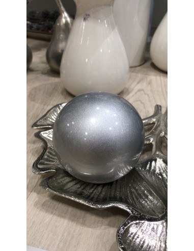 Bola decorativa plata 9cm
