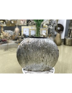 Jarrón relieve plata 38*43cm