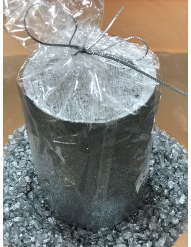 Vela decorativa plata 7*13.5cm