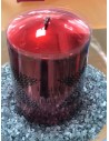 Vela decorativa rojo brillante 7*14cm