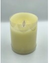 Vela decorativa led beige 10*14cm