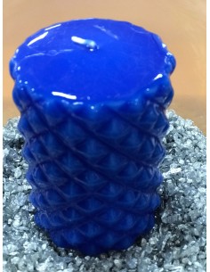 Vela decorativa azul brillante 7*10cm