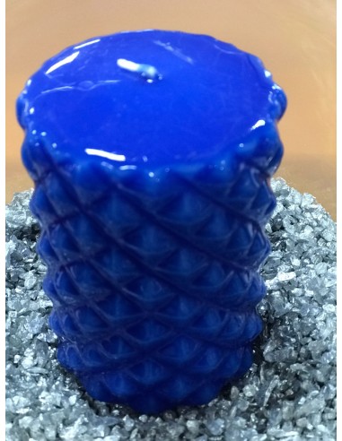 Vela decorativa azul brillante 7*10cm