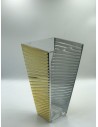 Jarrón cristal dorado 11*20cm