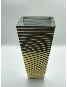 Jarrón cristal dorado 11*20cm 2