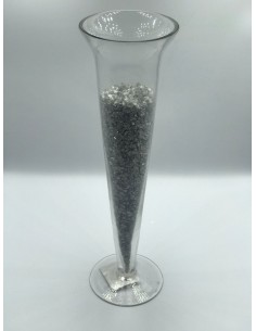 Jarrón cristal 8*26cm 2