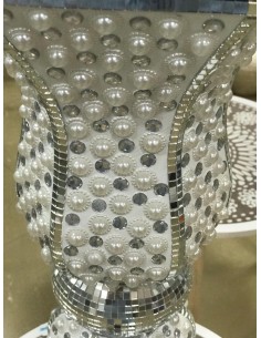 Jarrón perlas 23*60cm 2