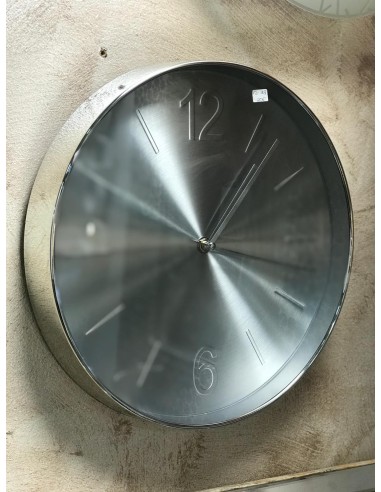 Reloj pared plata 30*30cm