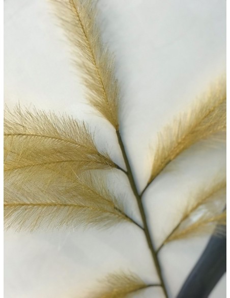 Vara plumas amarillo 90cm